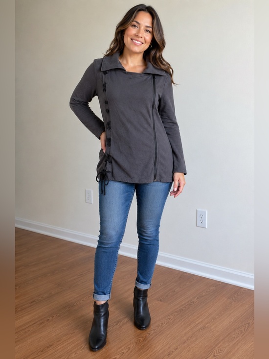 avatar clothing Jackets & Blazers - Avatar Clothing || Women's Utility Jacket in Charcoal Gray Sz L